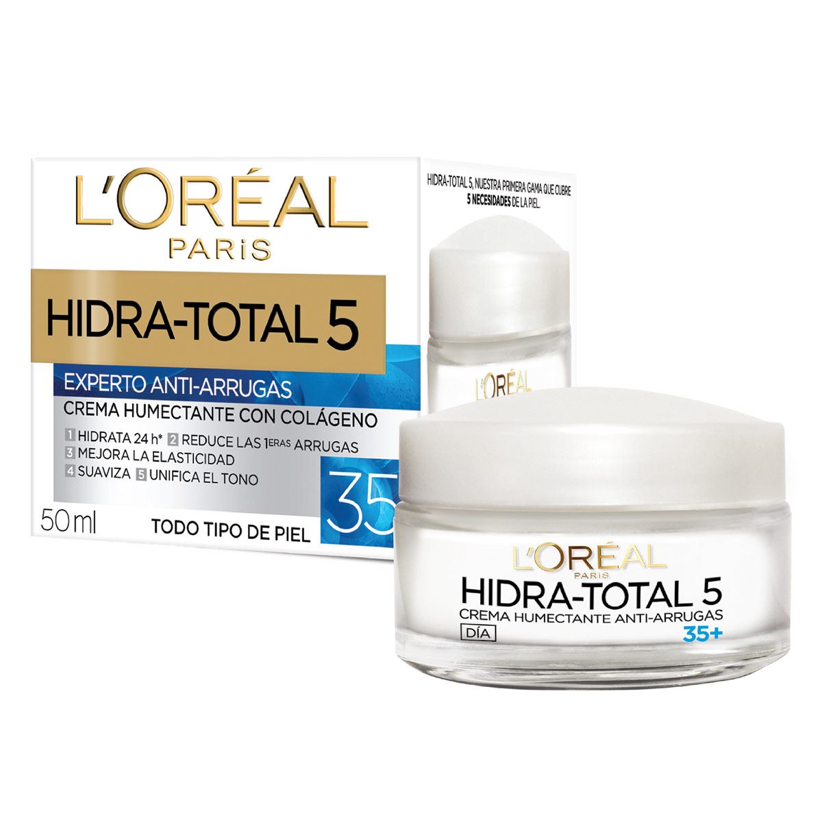 HIDRA TOTAL 5 CREMA HUMECTANTE ANTI ARRUGAS +35 L´ORÉAL PARIS
