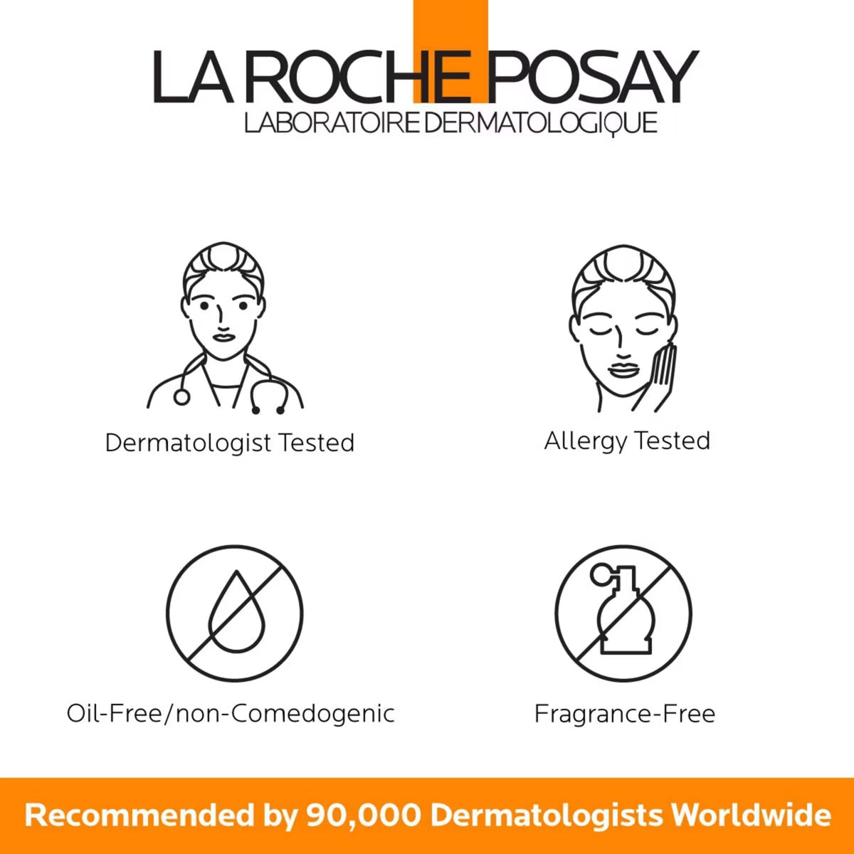 Protector solar La Roche-Posay Anthelios Clear Skin Dry Touch Face Sunscreen- SPF 60