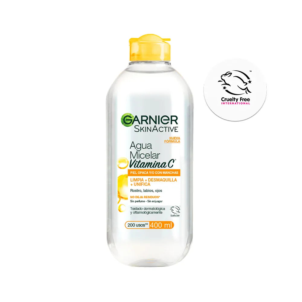GARNIER AGUA MICELAR ACLARANTE CON TONO UNIFORME Y VITAMINA C