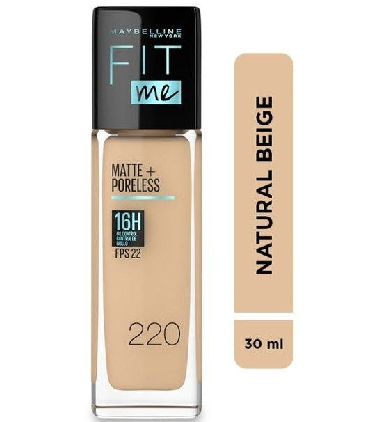 FIT ME MATTE + PORE BASE 220 NATURAL BEIGE