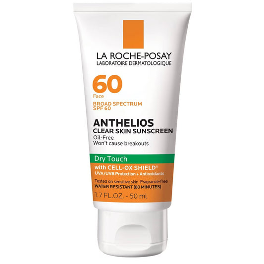 Protector solar La Roche-Posay Anthelios Clear Skin Dry Touch Face Sunscreen- SPF 60