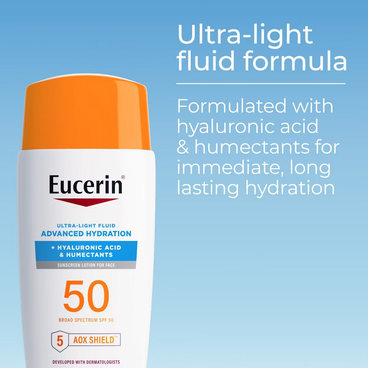 Eucerin Sun Advanced Hydration Face Lotion - SPF 50