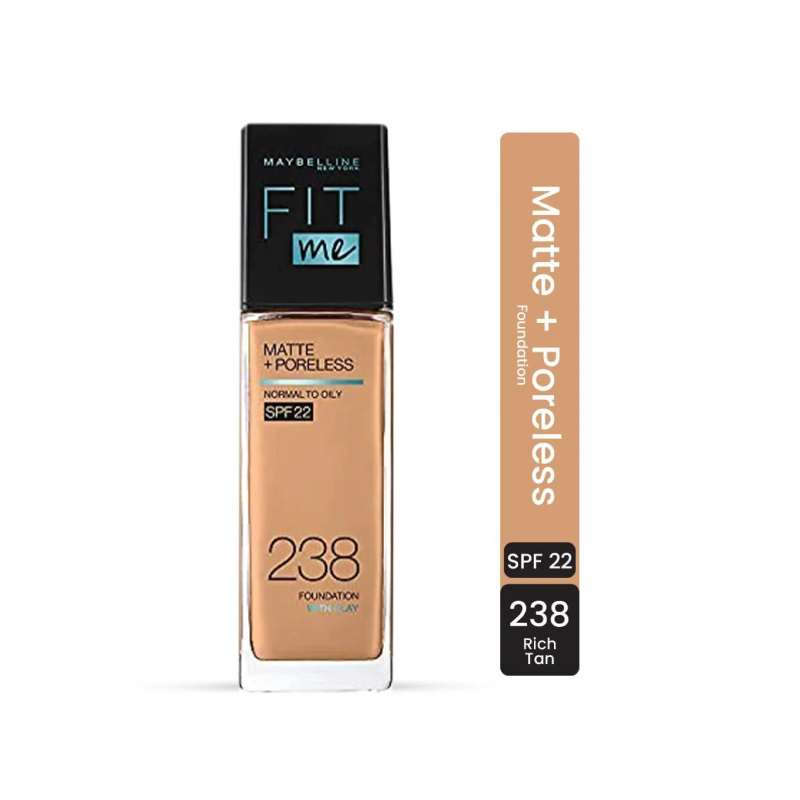 FIT ME MATTE + PORE FDN 238 RICH TAN